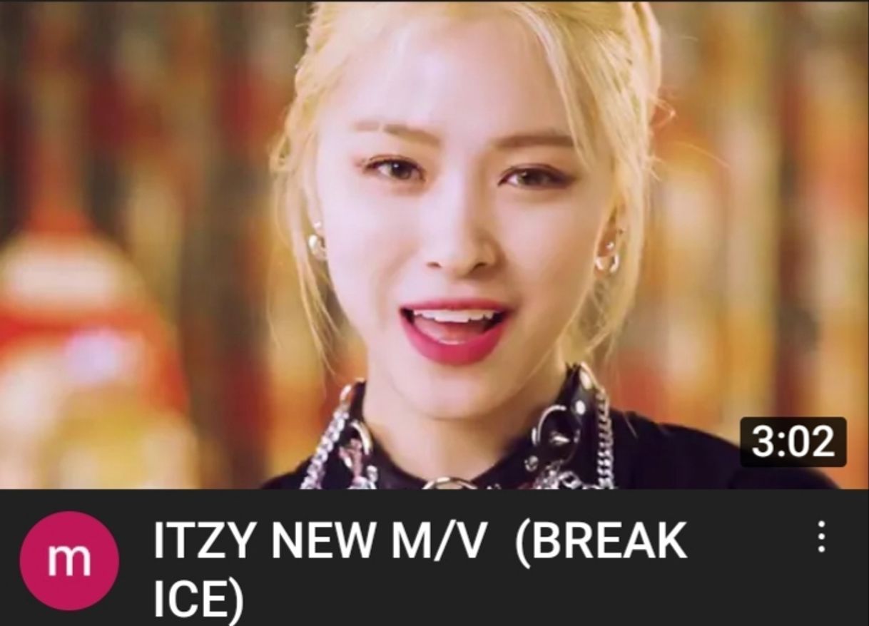 Moda ITZY NEW M/V (BREAK ICE) - YouTube