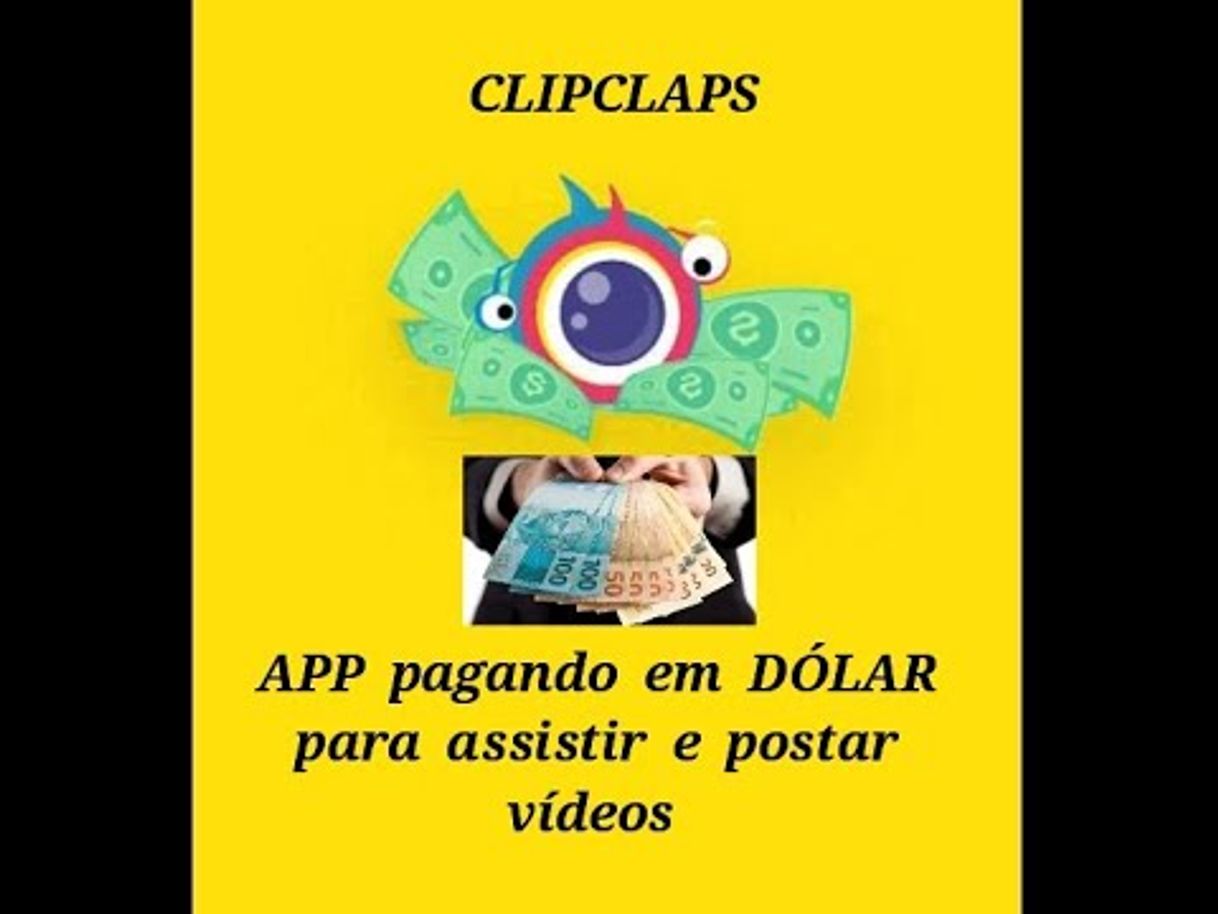 App ClipClaps - Ganhe dinheiro assistindo a videos do youtube