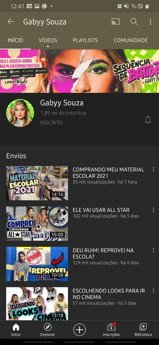 Moda Canal do YouTube ❤