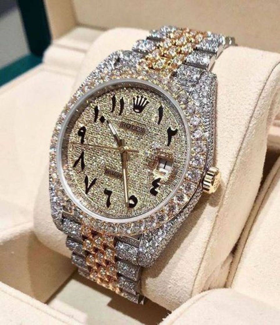 Moda Relogio cravejado de Diamantes da ROLEX