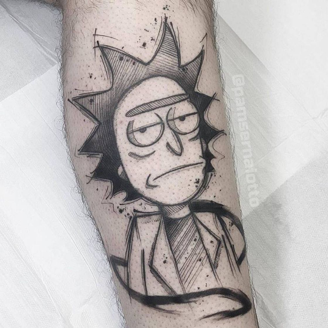 Fashion Tattoo Rick And Morty