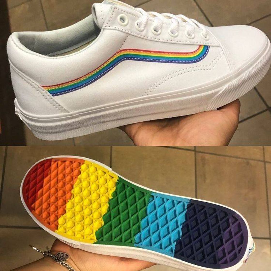 Social Vans rainbow