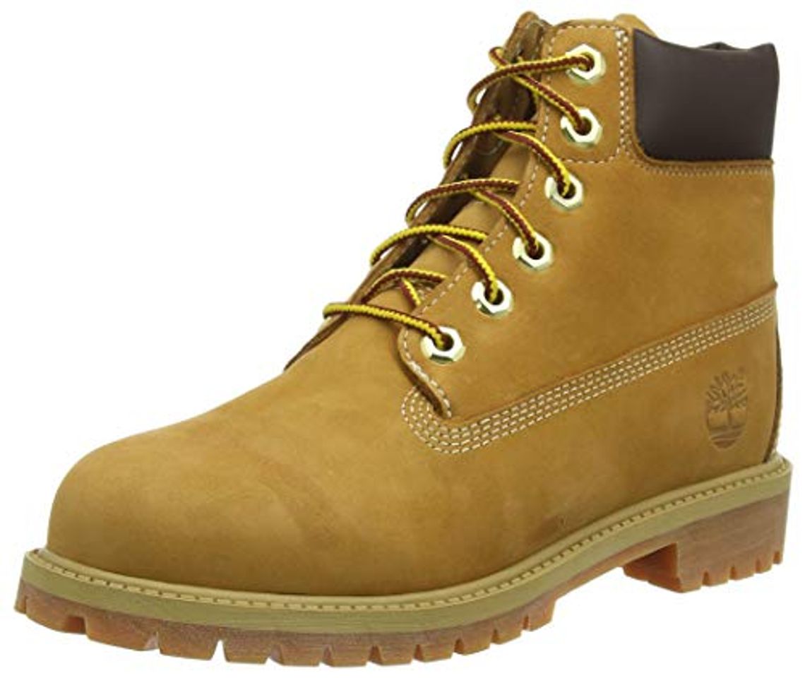 Products Timberland 6-Inch Premium WP, Botas Clasicas Unisex Niños, Amarillo