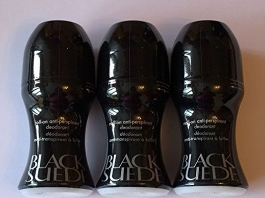 Avon - Conjunto de desodorante en roll-on para hombres Black Suede