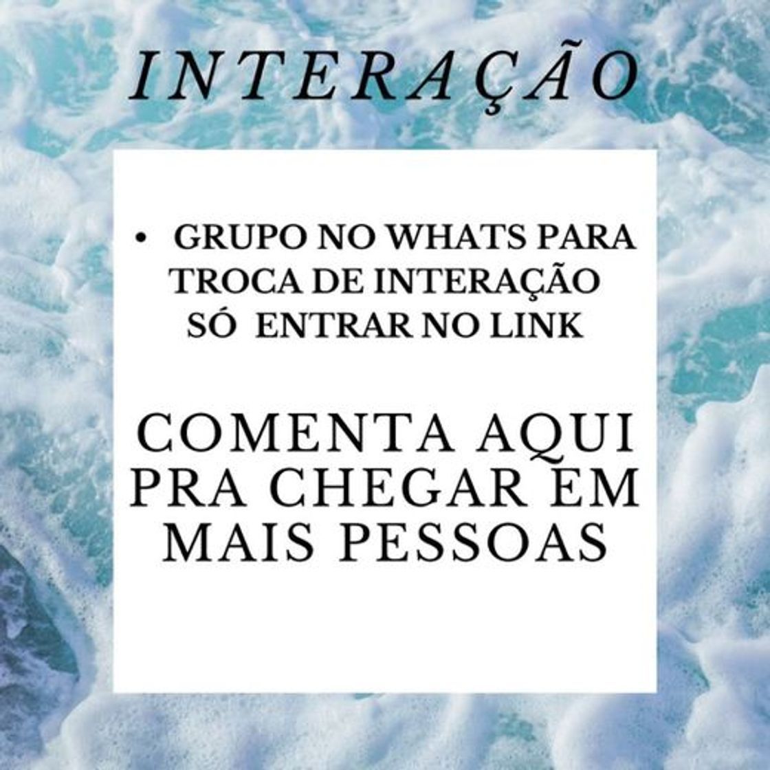 Moda GRUPO DE INTERAÇÃO 🦄💸