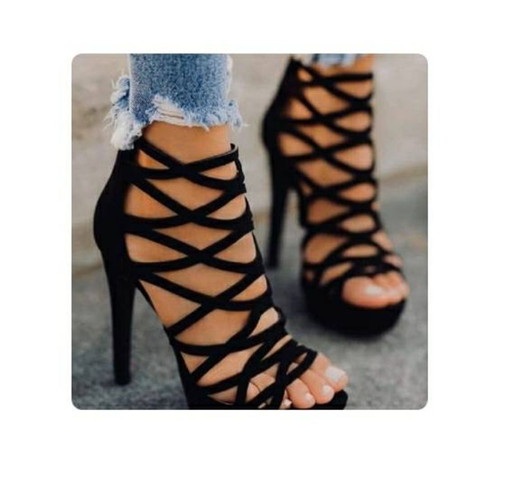 Social Mujeres tacón Alto Plataforma Fiesta Noche Boda Zapatos de Punta Abierta Sandalias