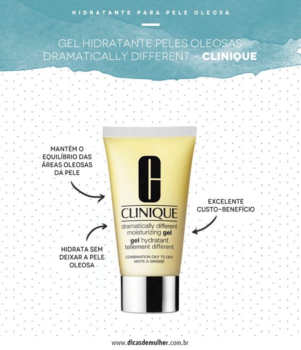 Moda gel hidratante para pele oleosa CLINIQUE