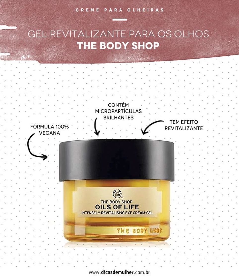 Moda gel revitalizante para os olhos THE BODY SHOP 