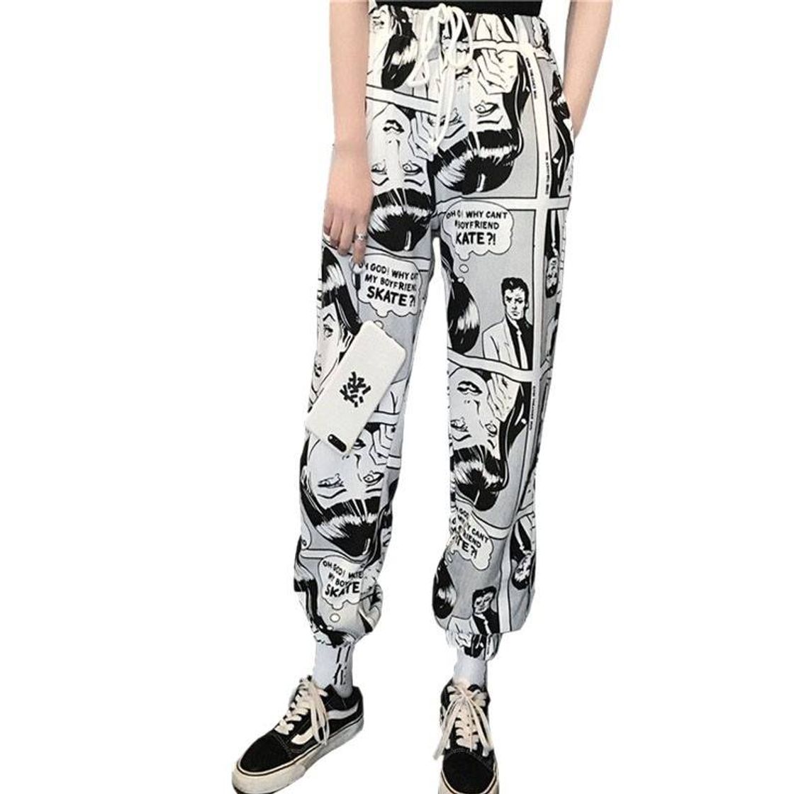 Moda Calça Cartoon Harajuku C/ Frete Grátis - 3x S/ Juros Yoh Store ...