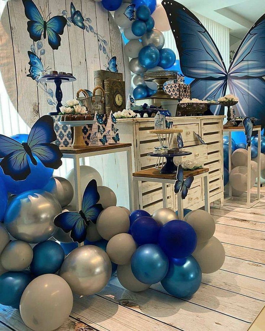 Moda FESTA TEMA BORBOLETA💙🦋