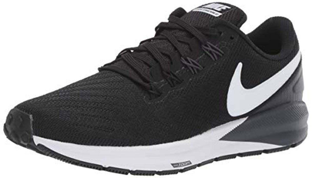 Moda Nike Air Zoom Structure 22, Zapatillas de Correr Mujer, Negro