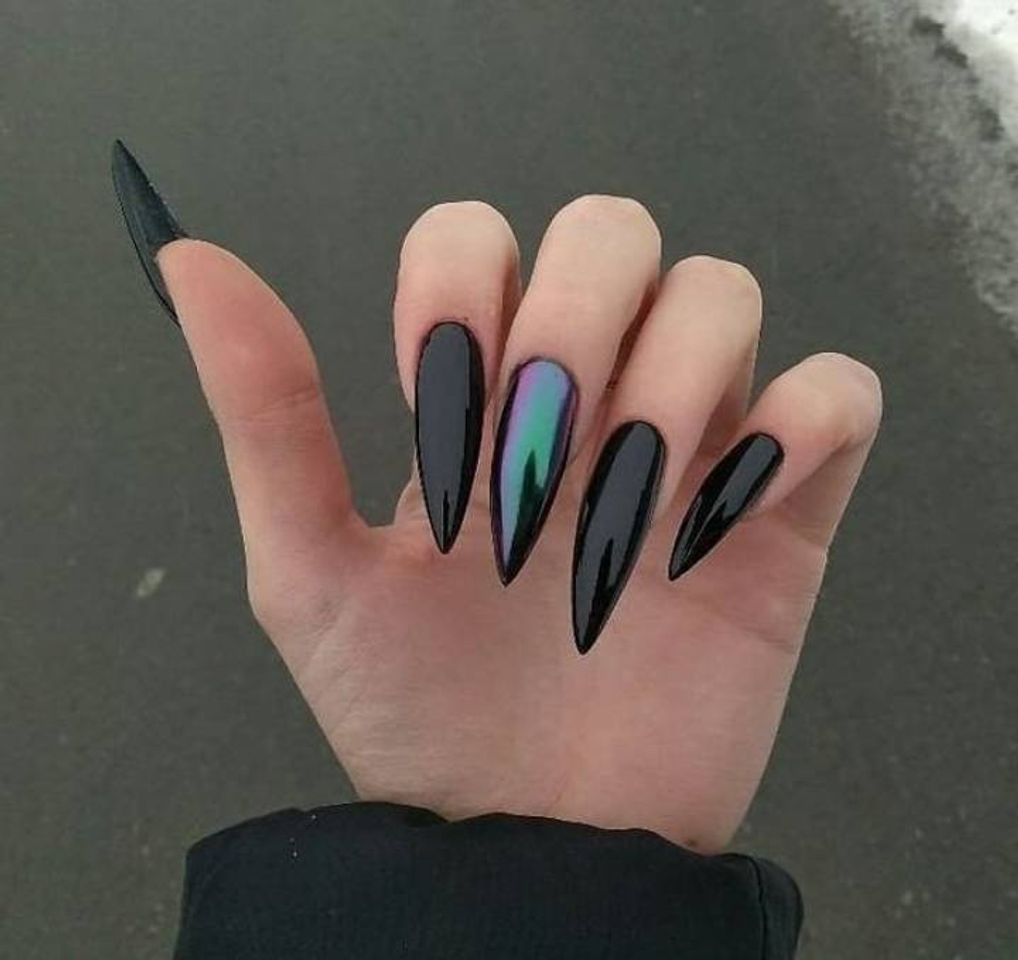 Moda Unhas Stiletto Decoradas