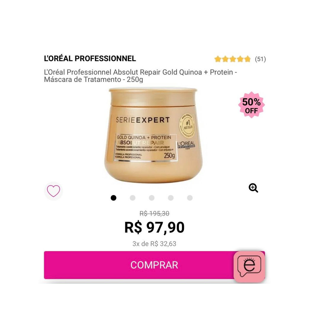 Products L'Oréal Professionnel Absolut Repair Gold Quinoa