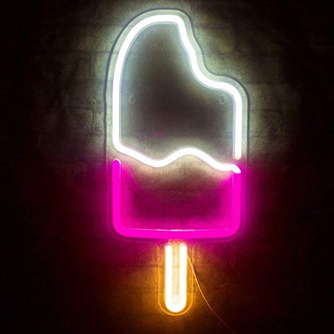 Home Popsicle Neon Light LED Neon Ice Cream Lights Arte Luces decorativas de