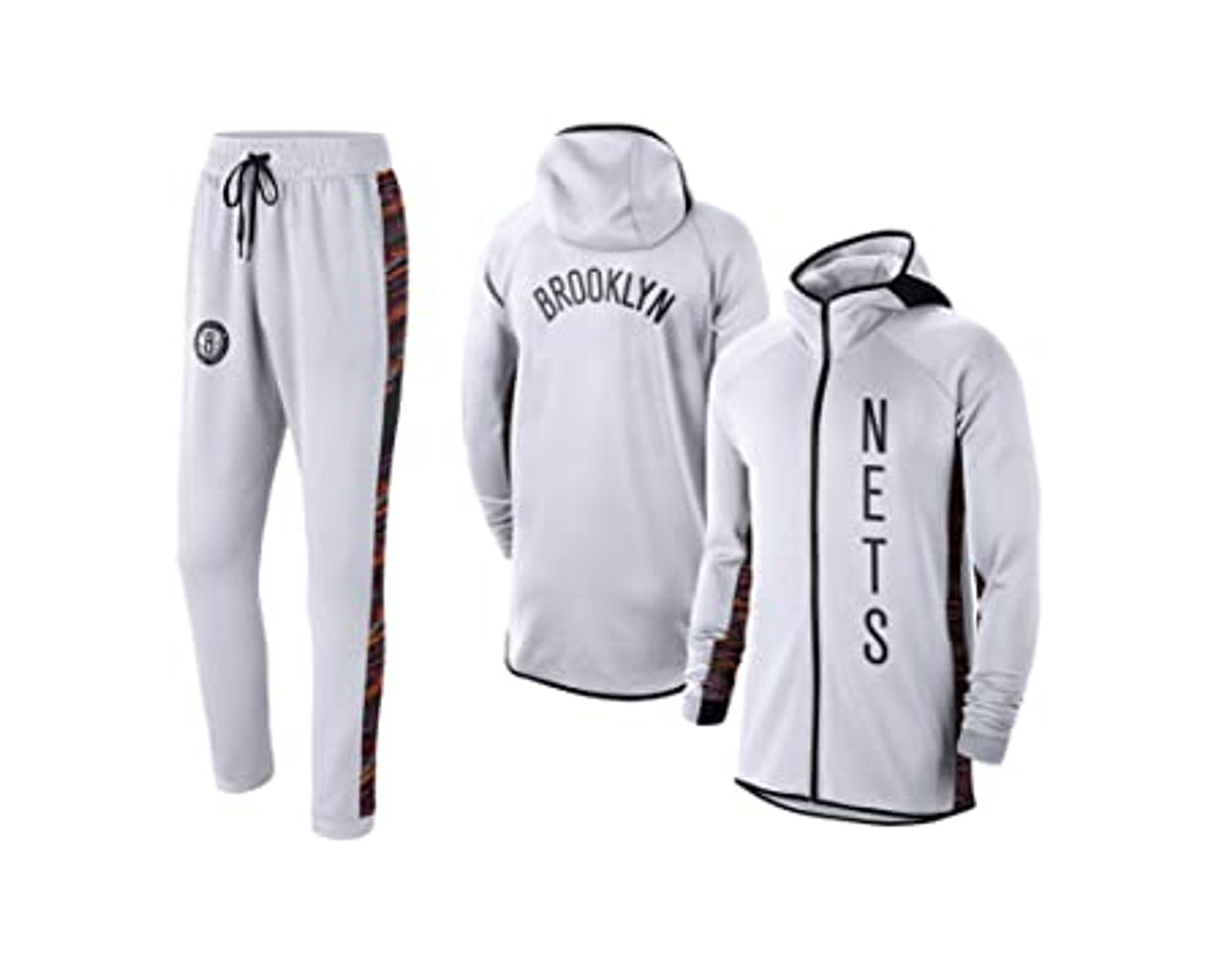 Moda FGRGH Brooklyn Nets - Juego de sudadera con capucha para hombre