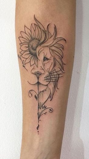 Tattoo leão 🥀🖤