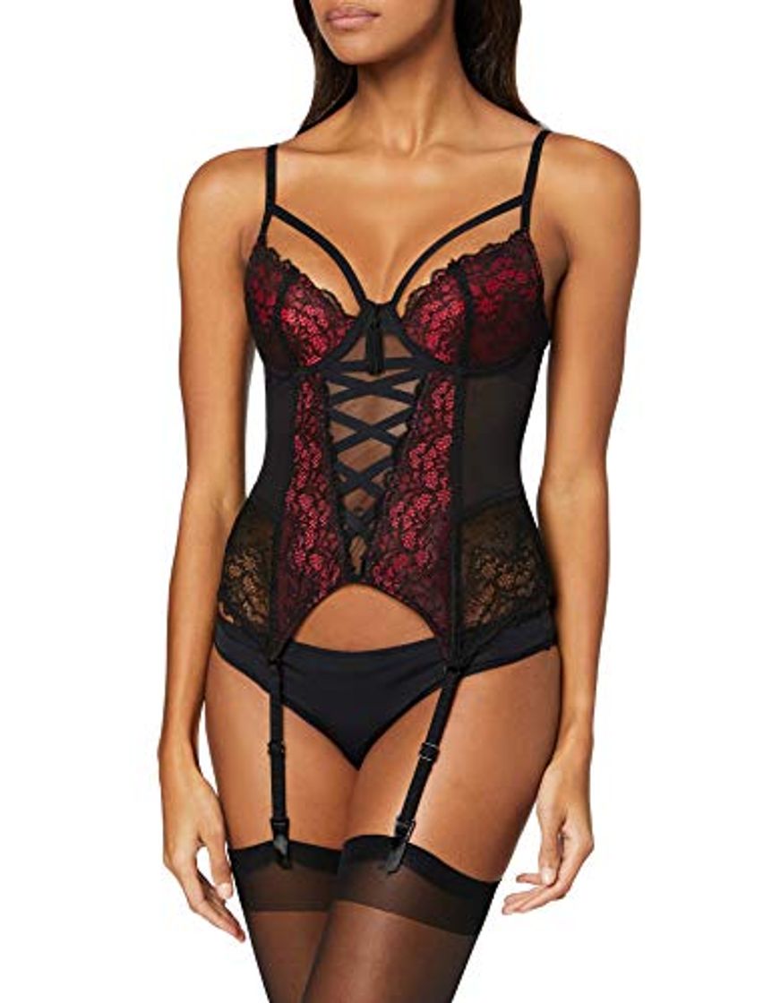 Fashion Pour Moi? Imagine Basque Ligeramente Acolchado Vasco, Rojo