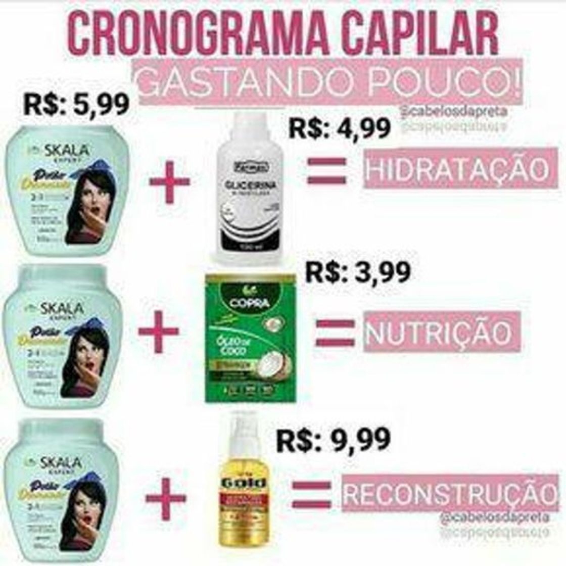 Moda Cronograma capilar 