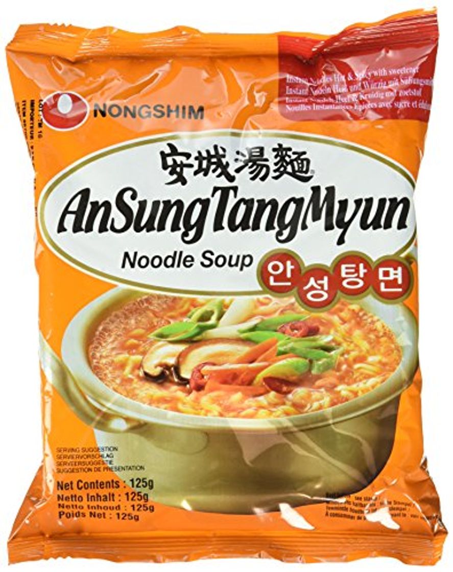 Producto Nong Shim Fideos Instantáneos Ansungtang Con Carne Asada Y Miso 125 g