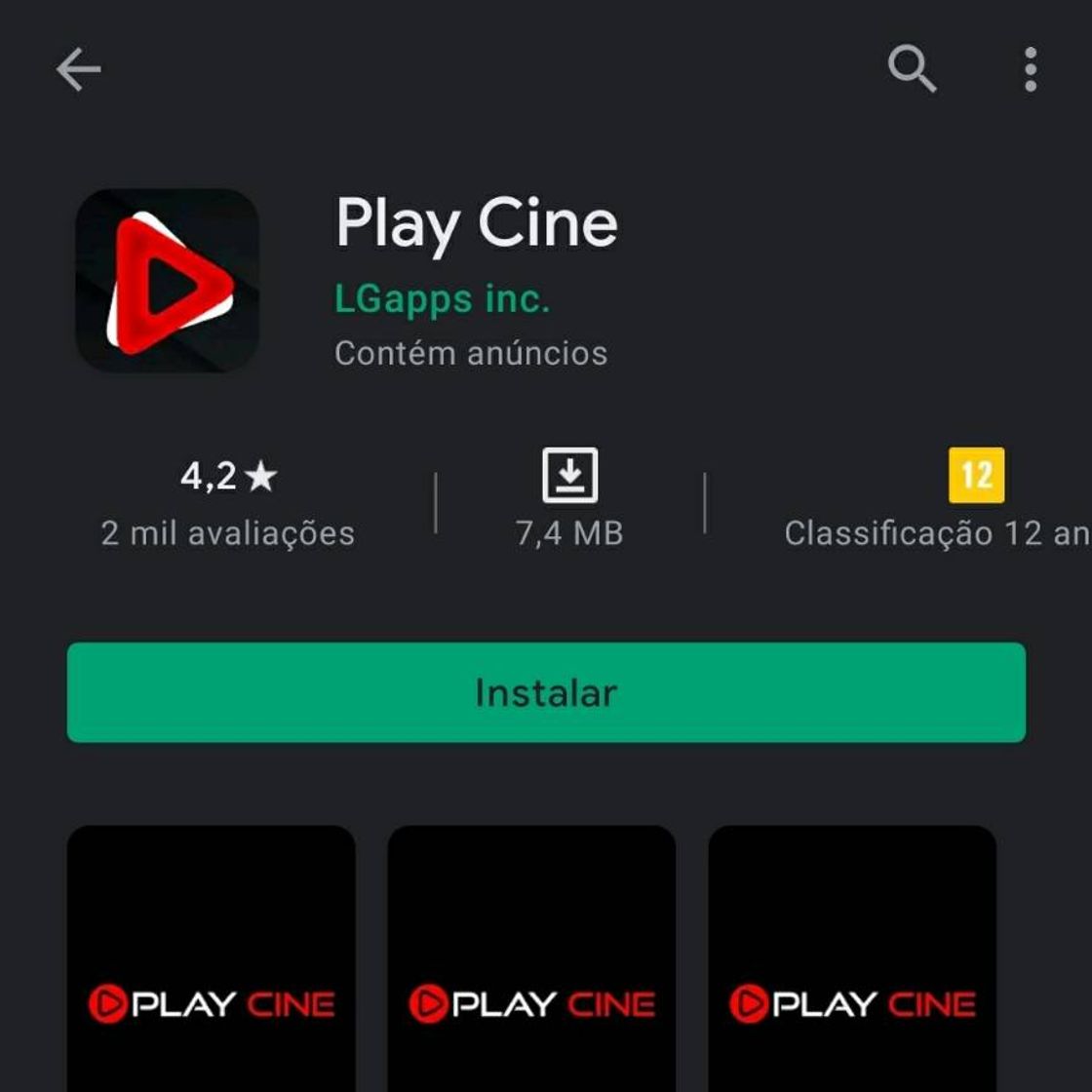 App Play filmes