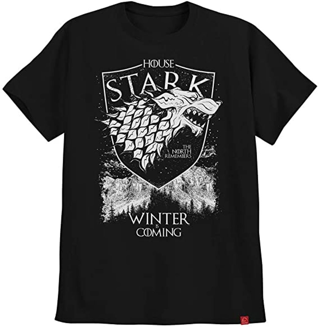 Moda Camiseta Game Of Thrones Casa Stark Winter Is Coming North h