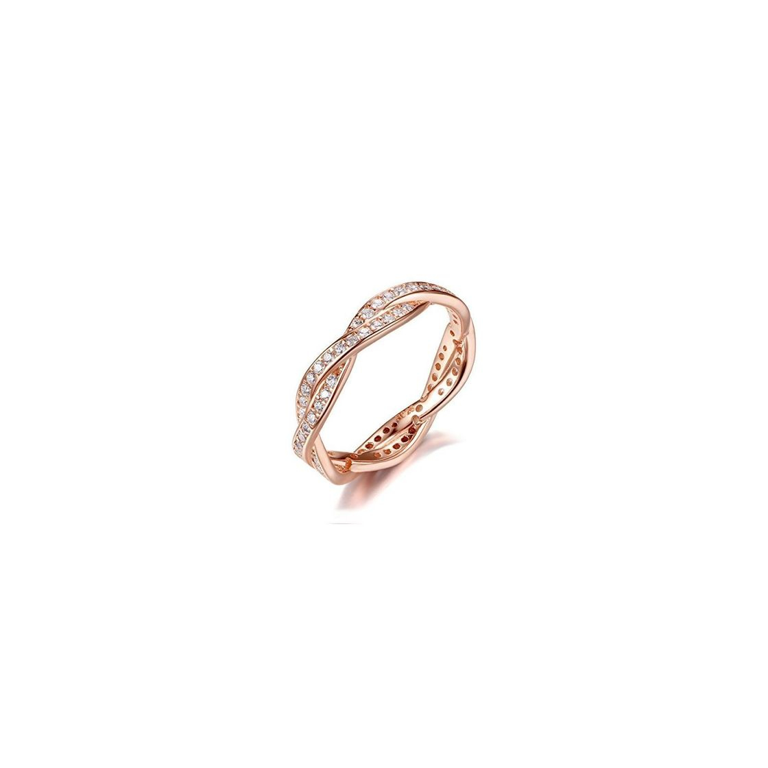 Product Qings Oro de Rosa Plateado Anillo