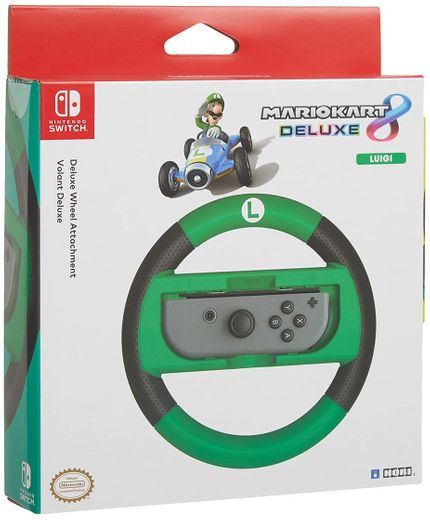 HORI Nintendo Switch Mario Kart 8 Deluxe Wheel (Luigi Version) Officially Licensed By Nintendo - Nintendo Switch https://amzn.to/31Zf23f