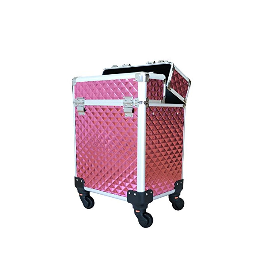 Social LOVECRAZY® Maletín de Maquillaje Profesional, Organizador de Cosméticos Multiuso, Estuche de Maquillaje,