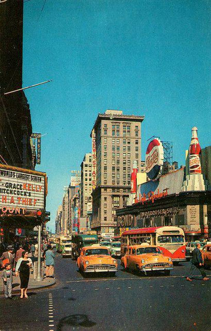 Moda Times Square 1950's