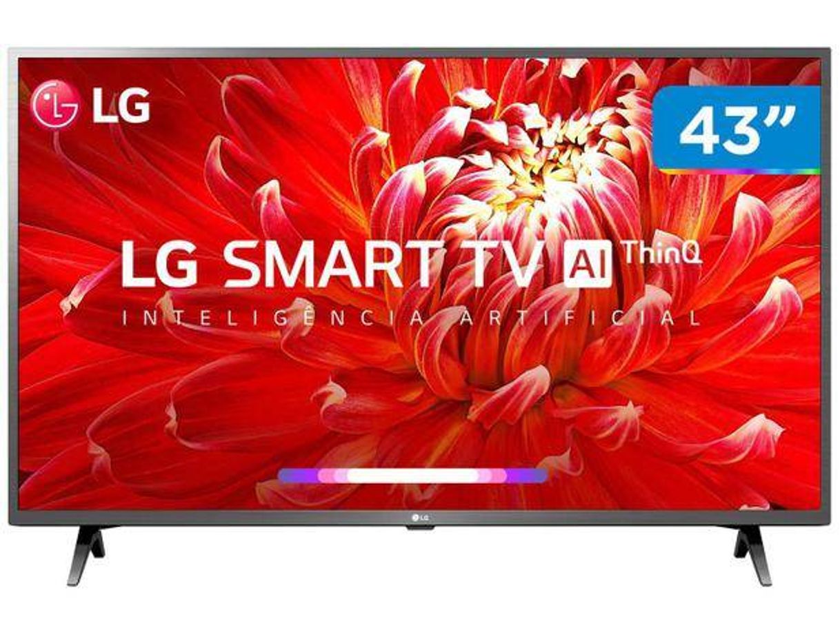 Fashion Smart TV LED 43” LG 43LM6300PSB Full HD Wi-Fi - Inteligência