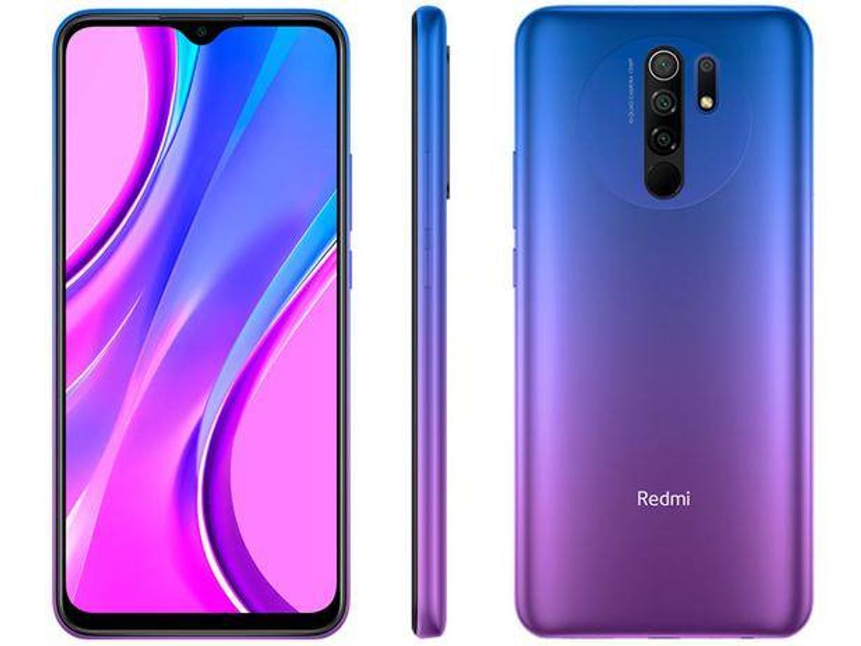 Moda Smartphone Xiaomi Redmi 9 64GB Roxo 4G Octa-Core - 4GB 6,53”