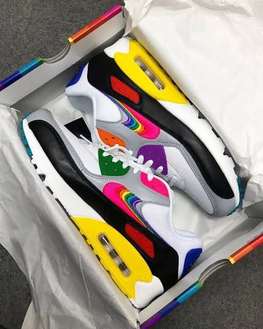 Fashion Nike Air Max 90 colorido estilo puro