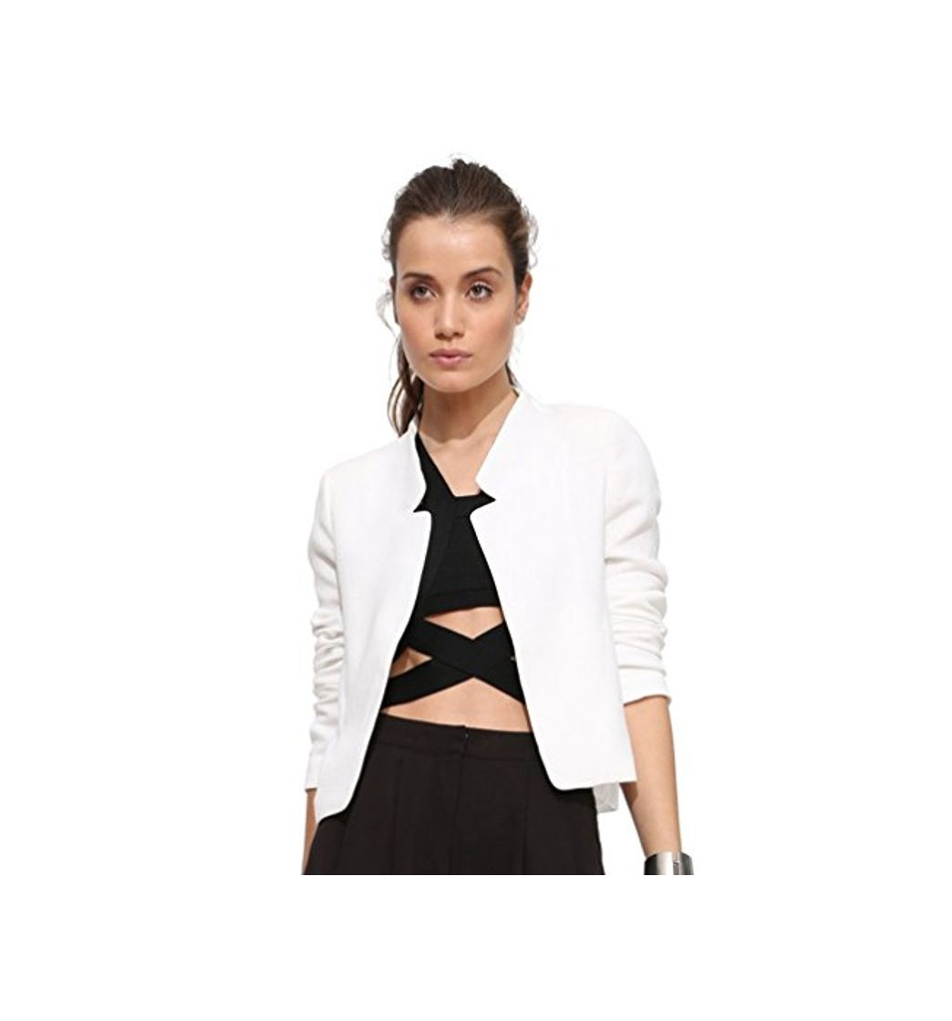 Moda ZKOO Chaqueta Mujer Americana Blazer Traje Blazer De Slim Fit Elegante Oficina Femenina Capa Cazadoras Abrigos para Mujer