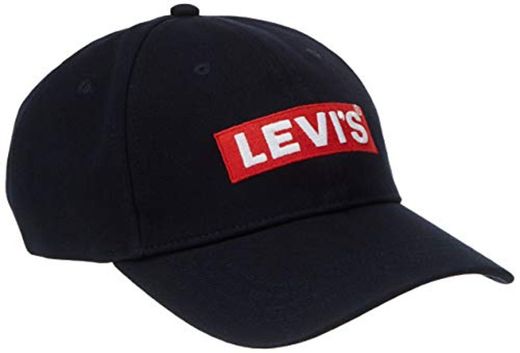 Levi's Levis Footwear and Accessories Box Tab Cap Gorra, Azul