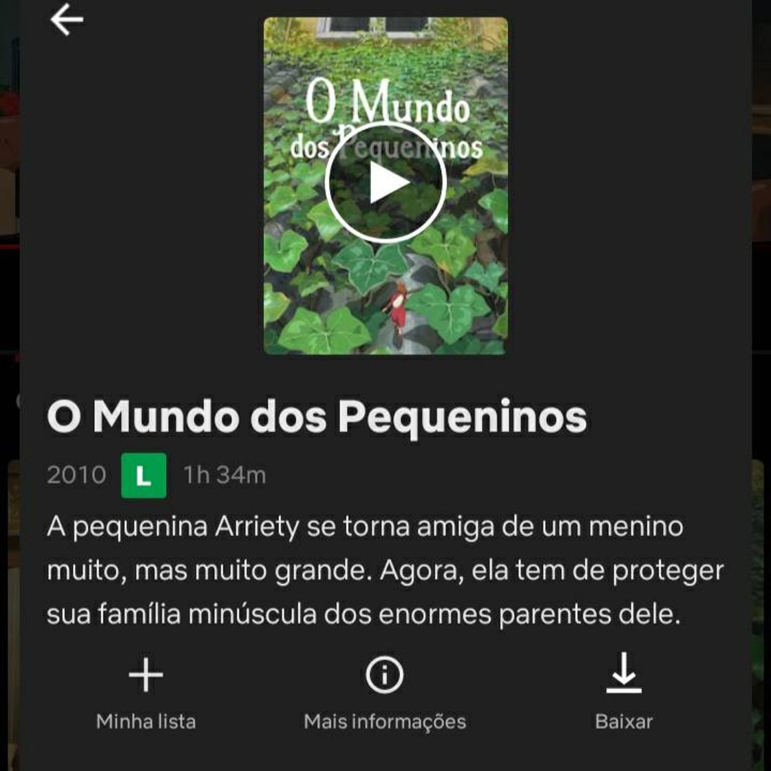 Película O Mundo dos Pequeninos Netflix