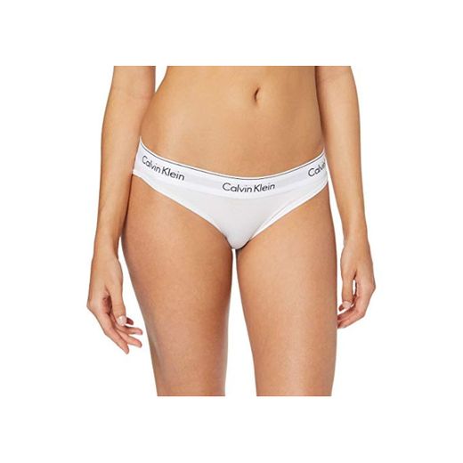 Calvin Klein underwear MODERN COTTON - BIKINI, Bikini Cullote para Mujer, Blanco