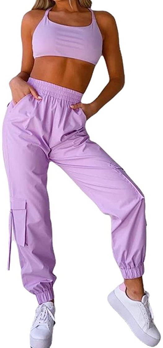 Social Mujeres 2 Piezas Traje Deportivo Colorido Pantalones Casuales Top chándal Traje de