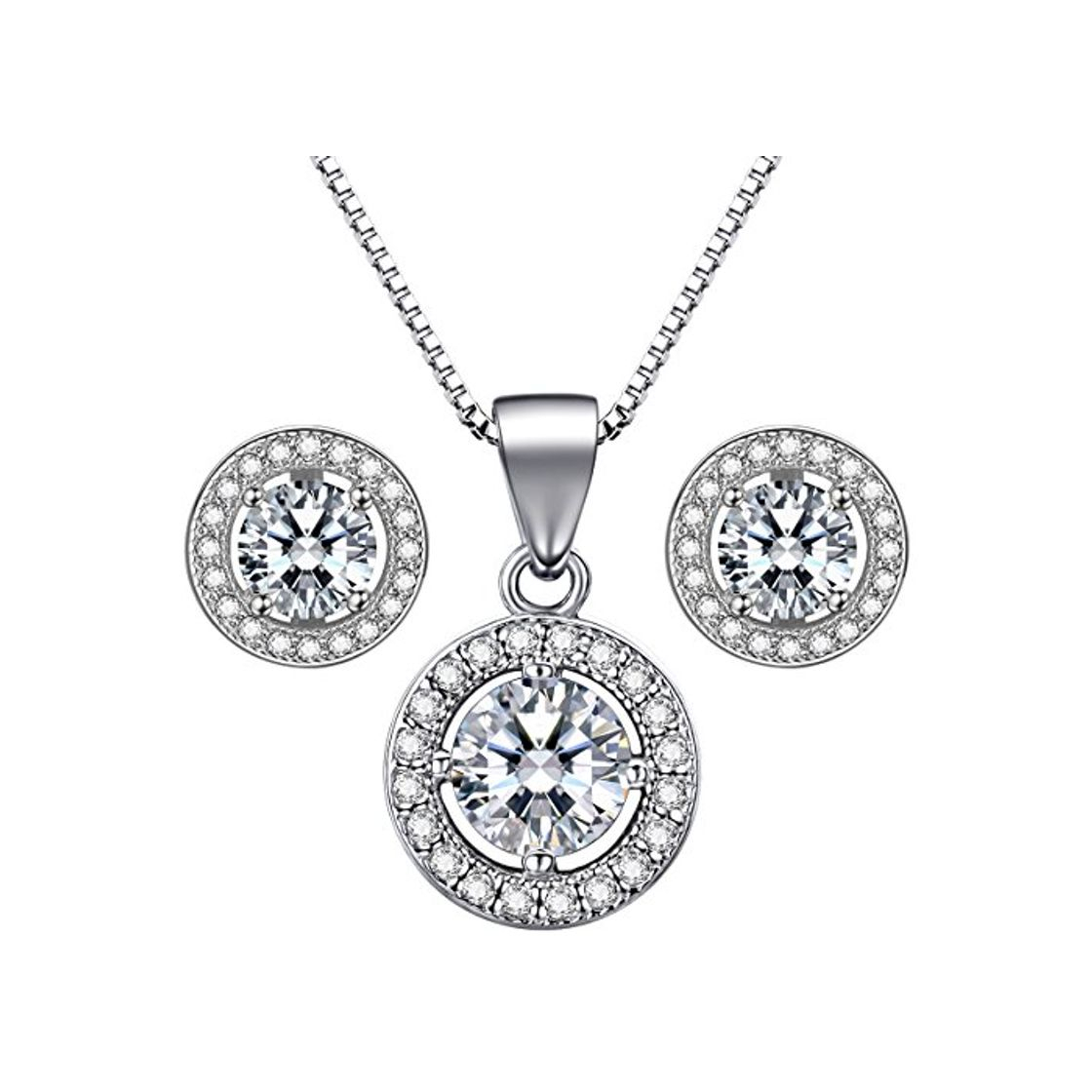 Producto Lydreewam 925 Pendientes de Plata de Ley