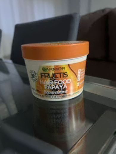 Garnier FRUCTIS HAIR FOOD papaya mascarilla reparadora 390 ml