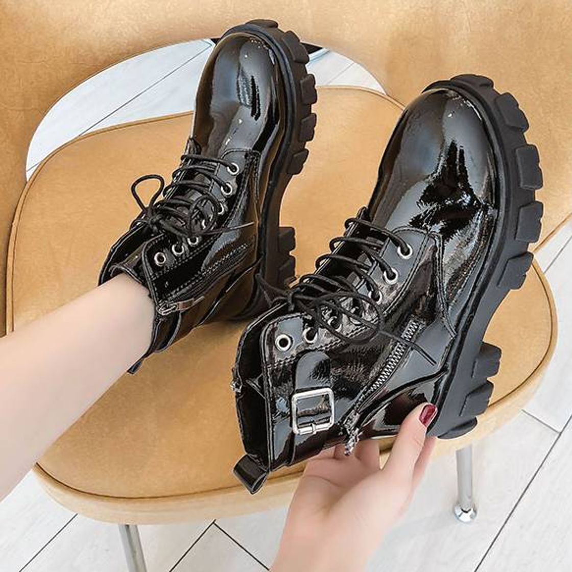 Social BLACK MARTIN BOOTS
