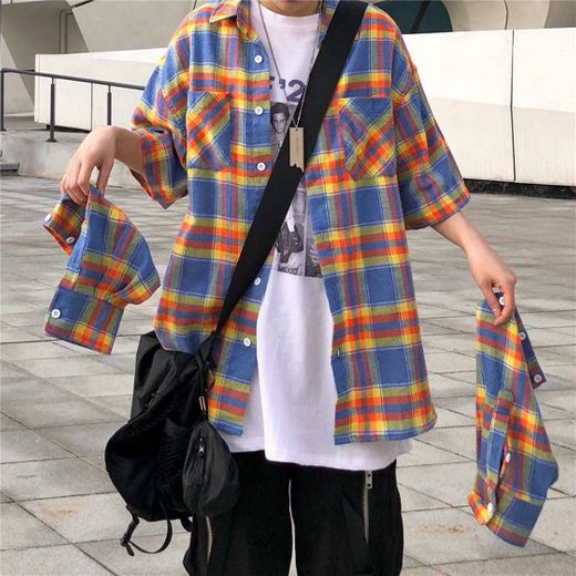 HARAJUKU PLAID SHIRT