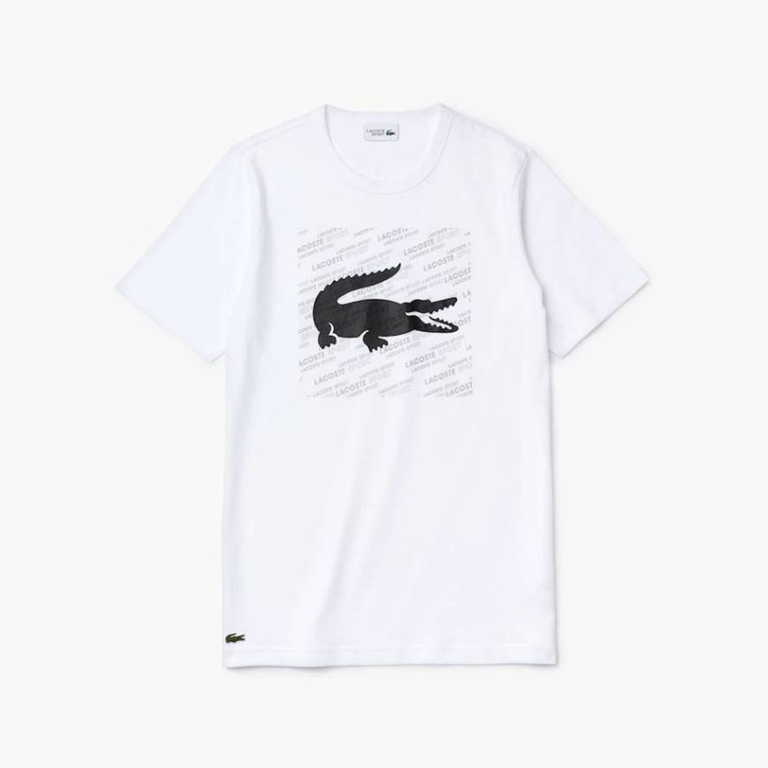 Producto T-shirt de algodão com estampado de crocodilo lacoste 