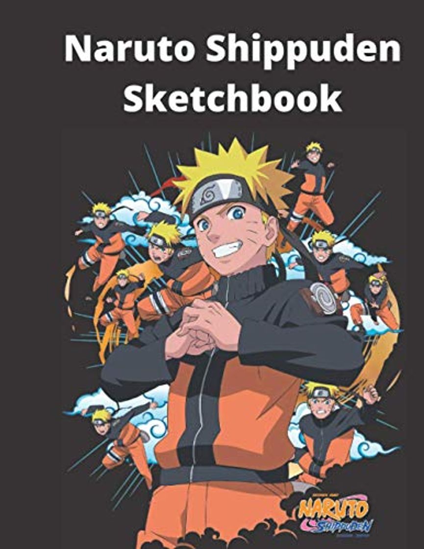 Libros Naruto Shippuden: Sketchbook for anime lovers sketchbook with 109 pages for drawing