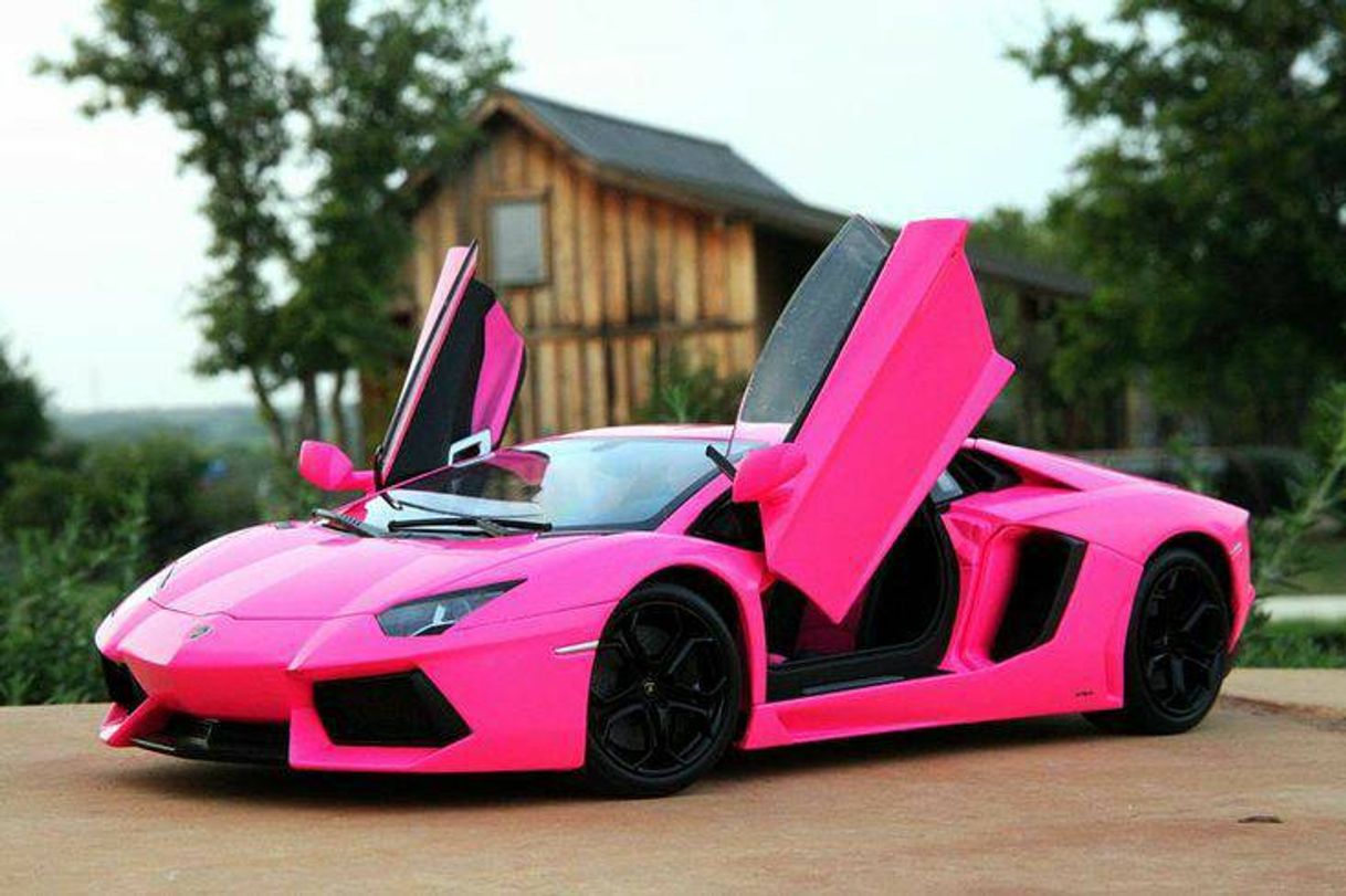 Moda pink lamborghini aventador