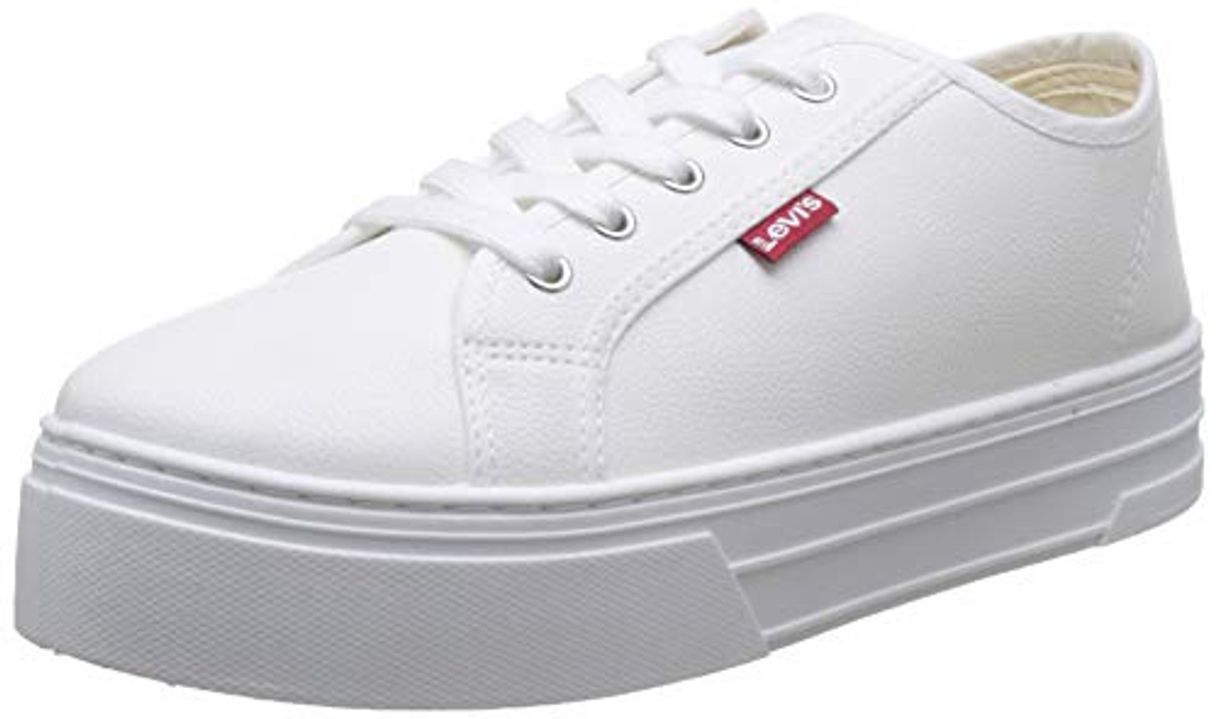 Social Levi's Tijuana, Zapatillas para Mujer, Blanco