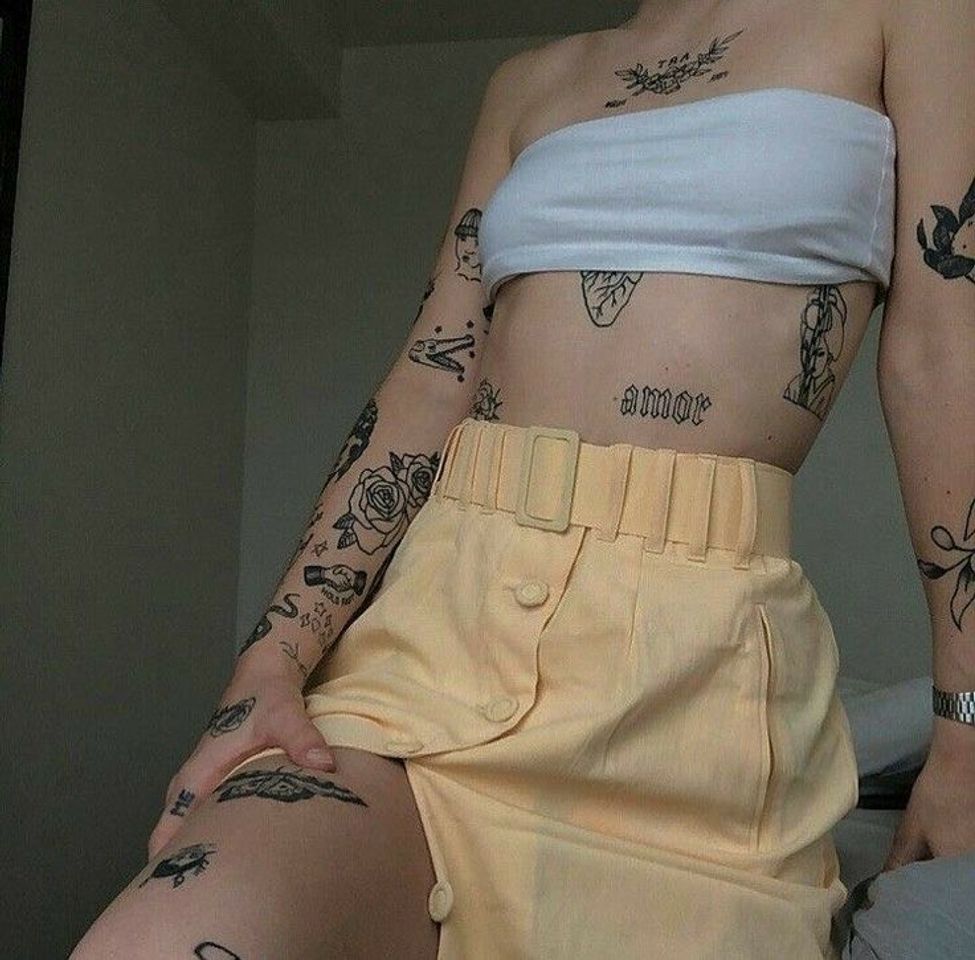 Fashion Mulheres tatuadas