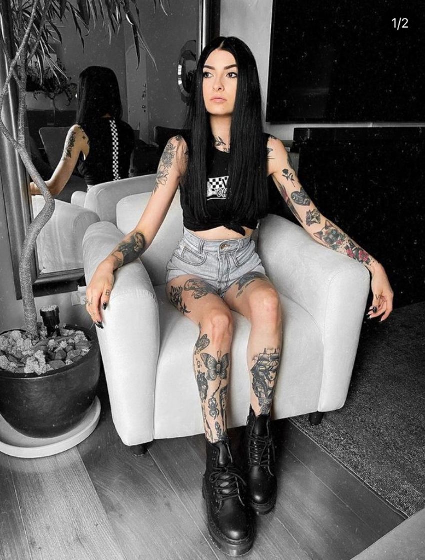 Fashion Mulheres tatuadas