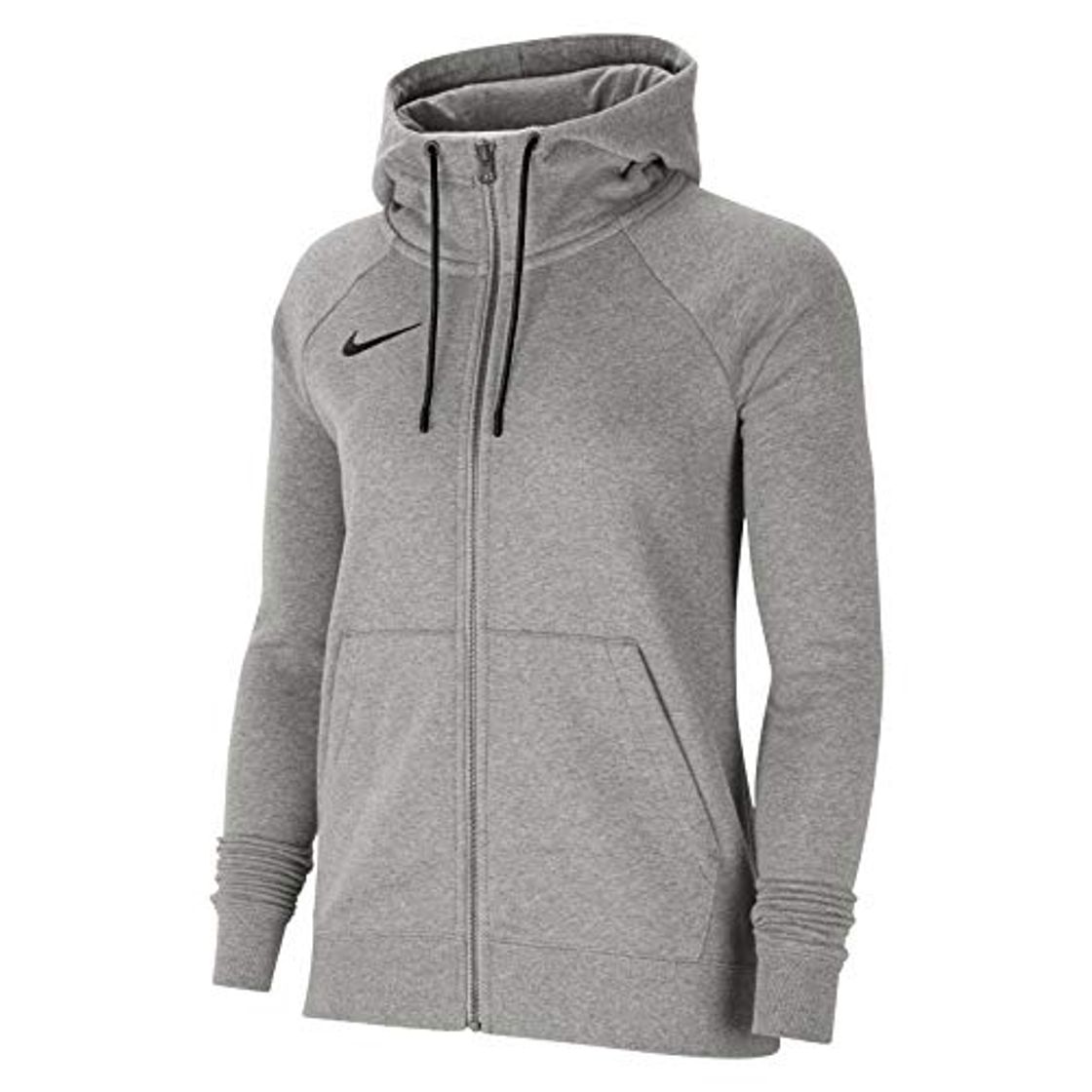 Social NIKE Women's Team Club 20 Full-Zip Hoodie Chaqueta Deportiva, Dk Grey Heather