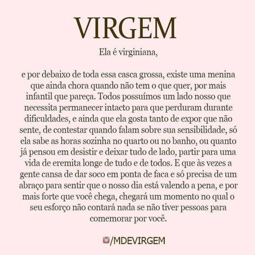 VIRGEM ♍