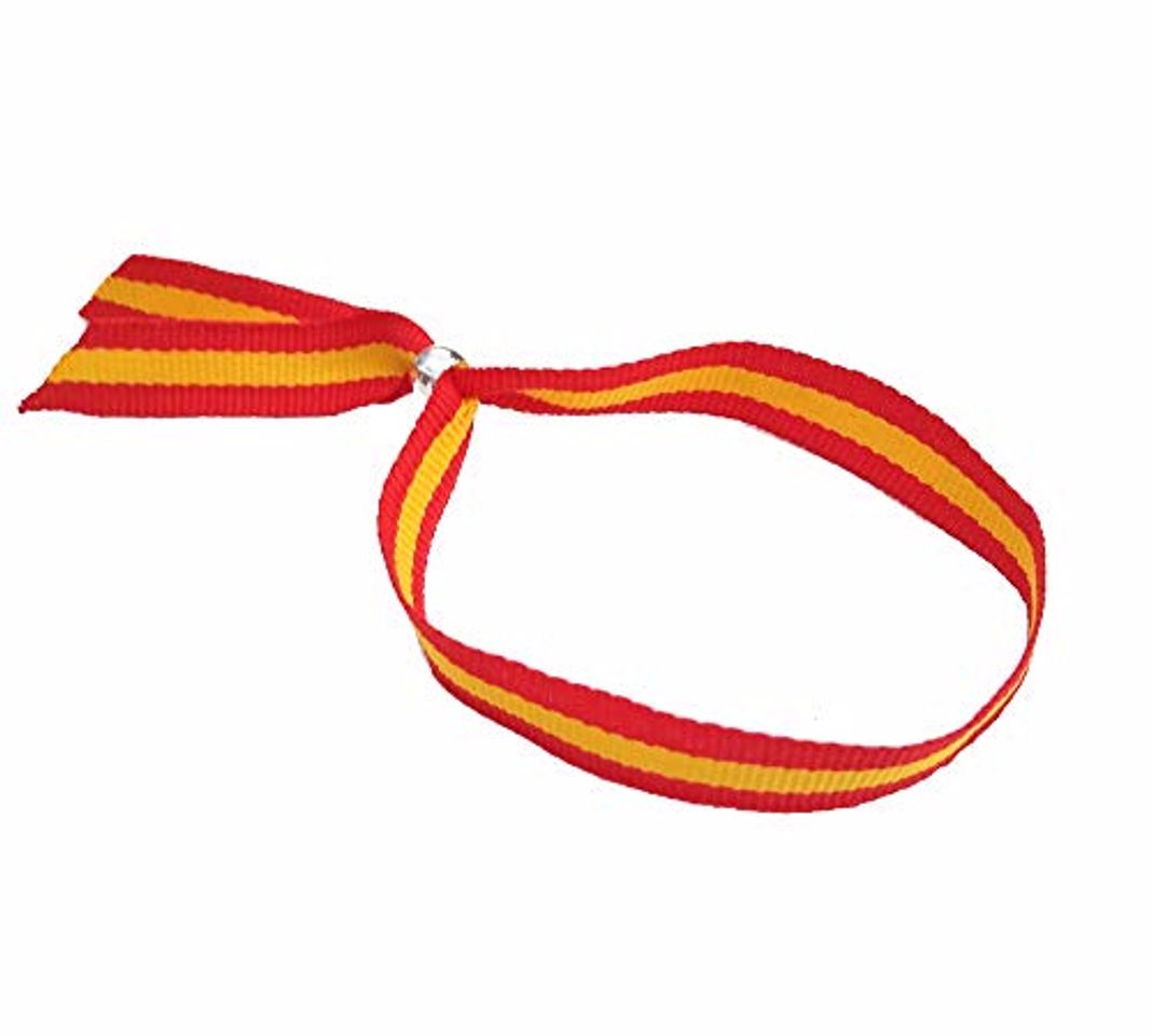 Lugares vendopolis Pulsera Cinta Textil Bandera España Española Cierre Ajustable